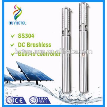 Hybrid Solar Pumps AC/DC 6&quot;solar submersible pump,6SP17-2 Max flow 31.8m3/h,Max head 27m