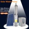 solar submersible deep well pump system solar water pump