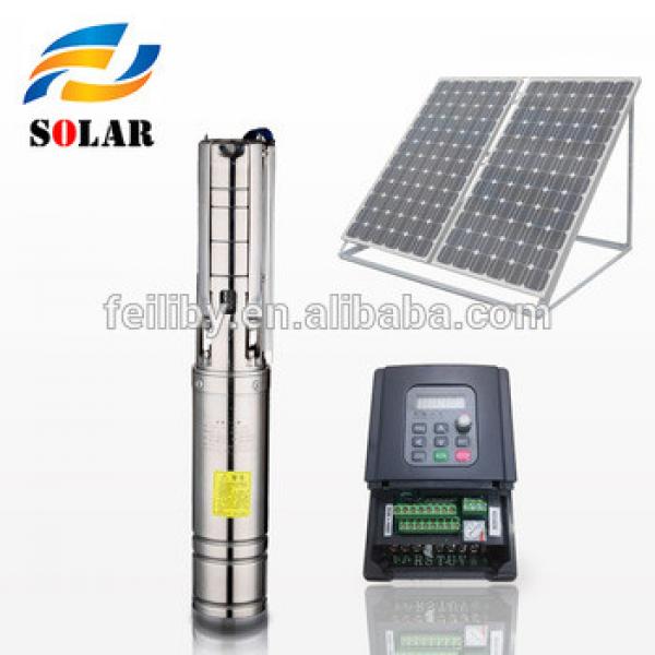 AC solar water pump 4m3/h 30m head centrifugal water pump for deep well #1 image