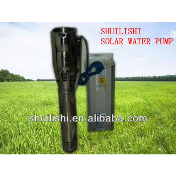 high flow solar submersible water pumps,72m3/h with 3inch 4inch outlet #1 image