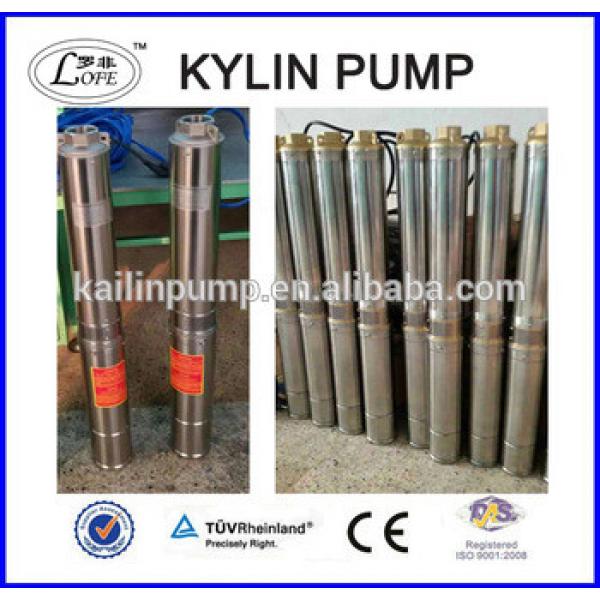 DC 3.5&#39;&#39; QJ Stainless Steel Deep Well Submersible water pump #1 image