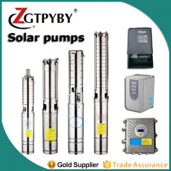 high flow rate kit solar submersible pump for agriculture italian solar pumps for sale #1 image