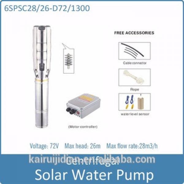 6 inch solar submersible pump solar water pump for agriculture price solar well pump #1 image