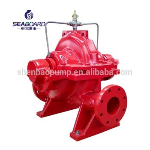 SBS100-310EG axially split casing double suction high pressure fire fighting centrifugal pump #1 image