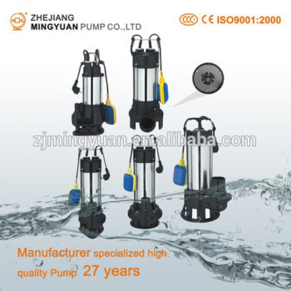 Chinese Supplier V Series SS Electric Sewage Water Submersible Pump Price #1 image