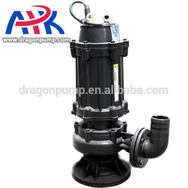 WQ series 4kw centrifugal submersible sewage pump #1 image