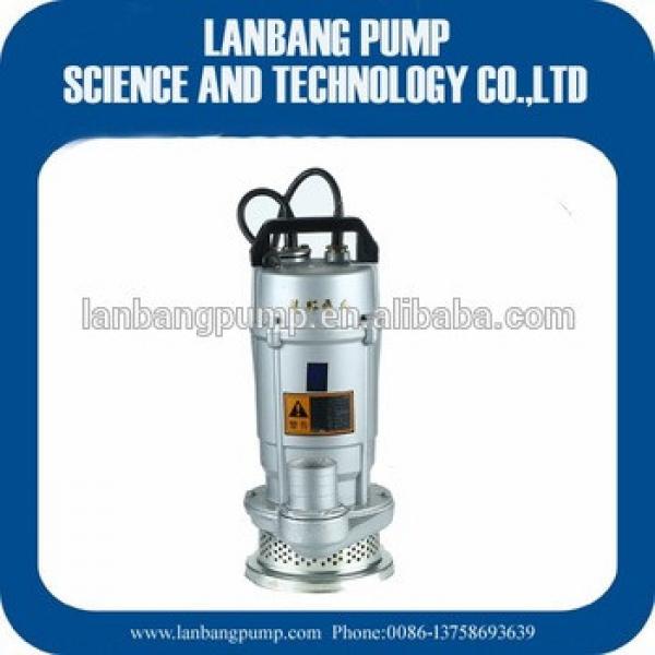 Submersible Sewage Cutter Pump Aluminum Housing Stable Quality Submersible Sludge Pump 1HP QDX Clean Pump #1 image