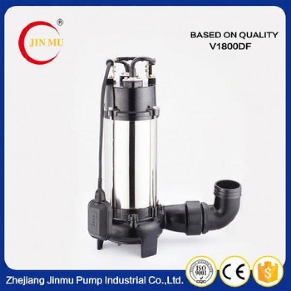 China useful high pressure sewage pumps 220v submersible pump prices in pakistan with scissor cutting system #1 image