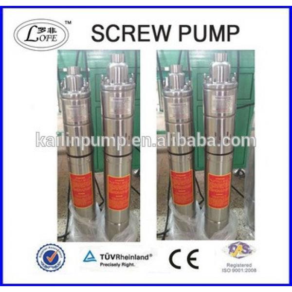 3 inch 4 INCH QGD SERIES DEEP WELL SCREW STRUCTURE SUBMERSIBLE PUMPS/screw submersible pump #1 image