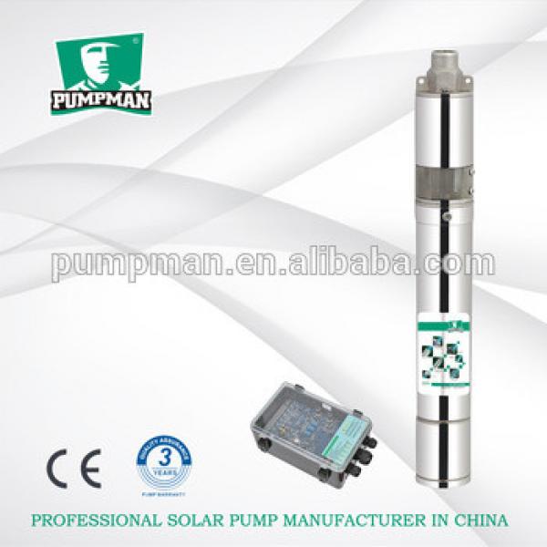 3TSS1.4-100-48/500 irrigation agriculture DC brushless motor solar submersible deep well water pump #1 image