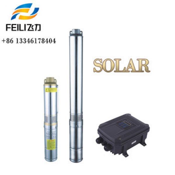 price solar water pump for agriculture in india 1hp submersible water pumps irrigation dc solar deep well pump for Zimbabwe #1 image