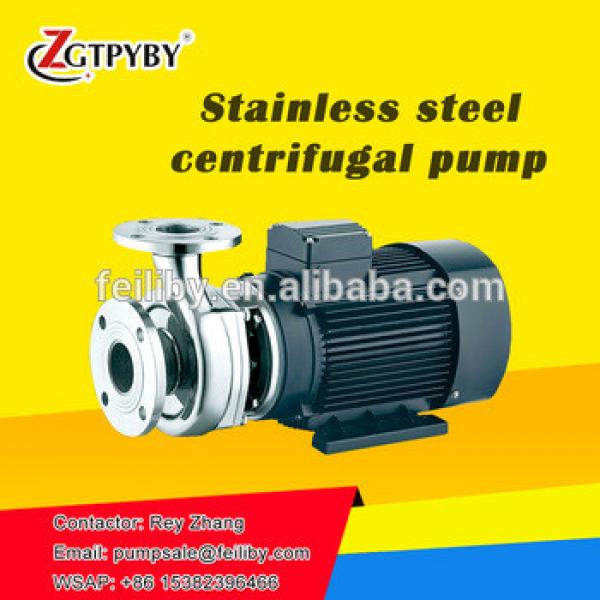 304 stainless steel 1hp stainless steel centrifugal inline pump booster pump 220v ac #1 image