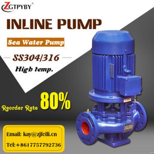 IRG hot water pipeline pump price booster pump inline pipe pump #1 image